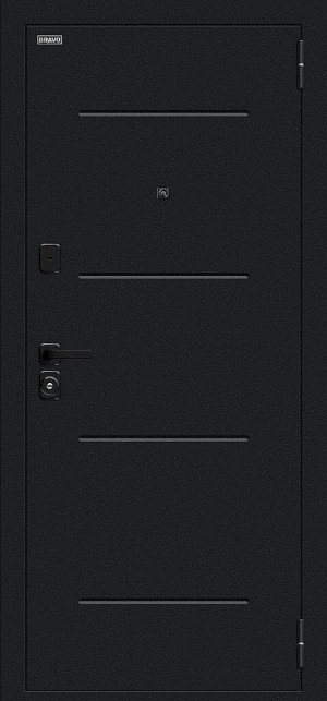 Техно/SBlack Букле черное/White Silk