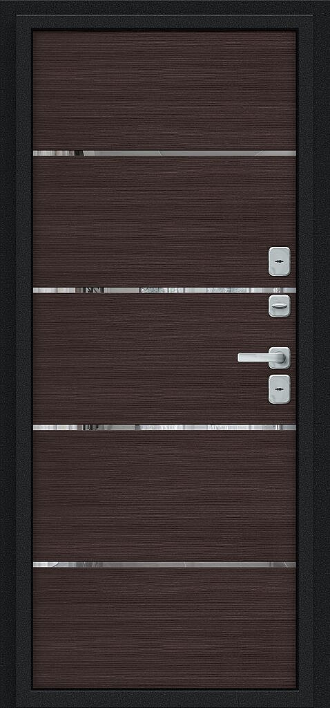 Thermo Лайн/BChrome Букле черное/Wenge Melinga