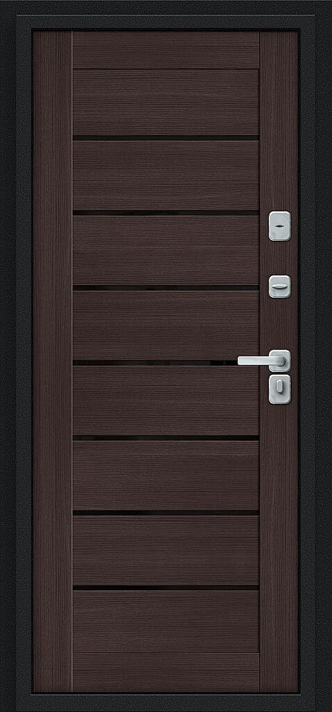 Thermo Техно Д2/BChrome Букле черное/Wenge Melinga