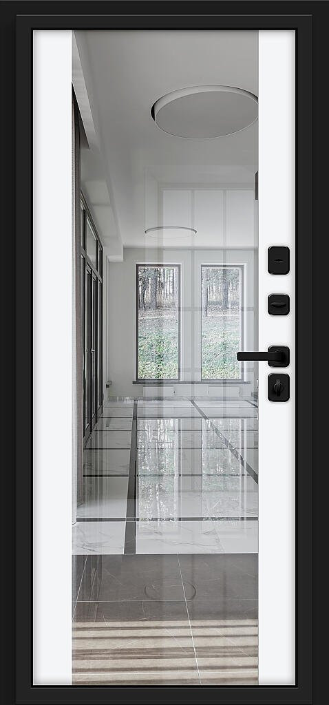 Лайнер/SBlack Black Carbon/White Silk